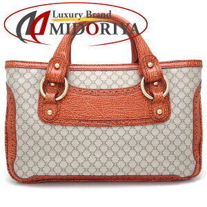 Celine Boogie Bag handbag macadam canvas leather Beige Tan brown